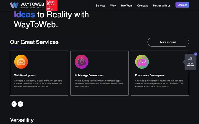 Waytoweb website