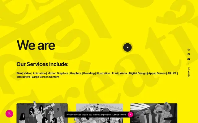 Trip Creative Services website