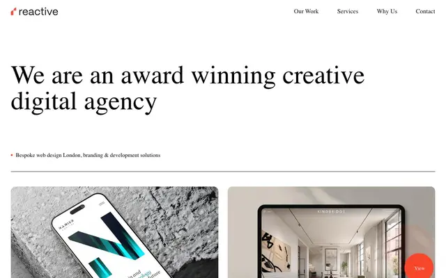 Reactive website