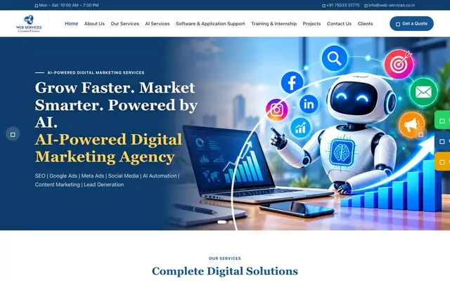 Web Services | Website Design & Digital Marketing Company – Rithala website