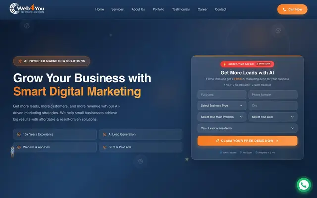 Web4you website
