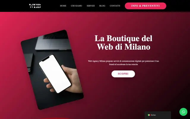 Web Agency Milano website