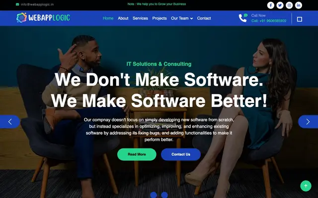 WebAppLogic LLP website