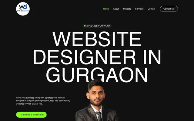 Web Bazaar Pro website