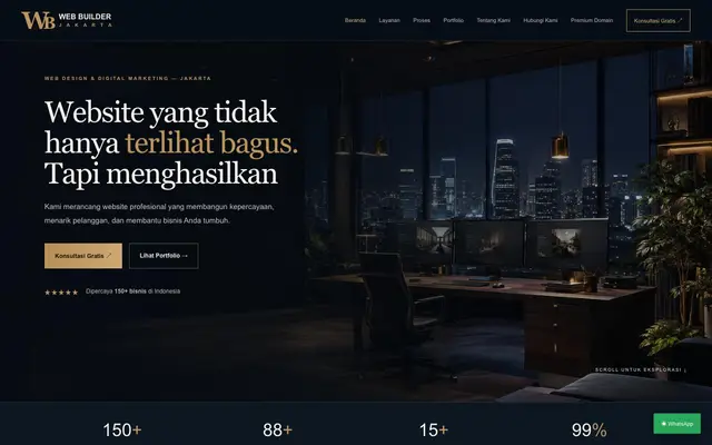 Website Builder Jakarta website
