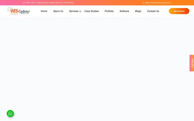 WebCadence India website