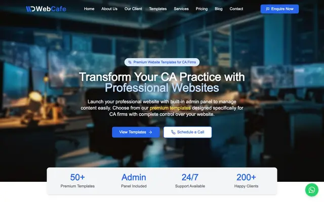 Webcafe website