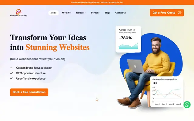 Webcotec Technology Private Limited website