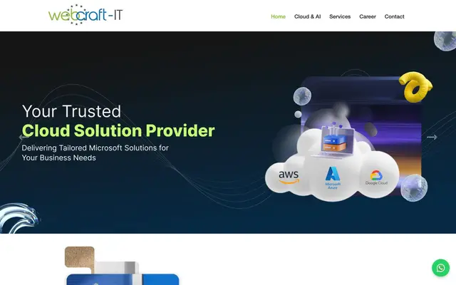 WebCraft IT website