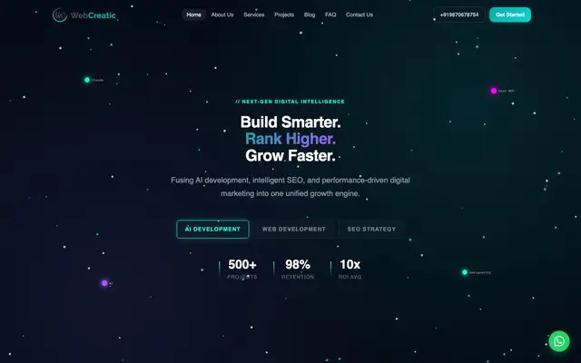 Webcreatic website