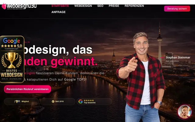 Webdesign030 Stephan Steinmar website