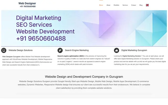 Web Designer Gurugram website