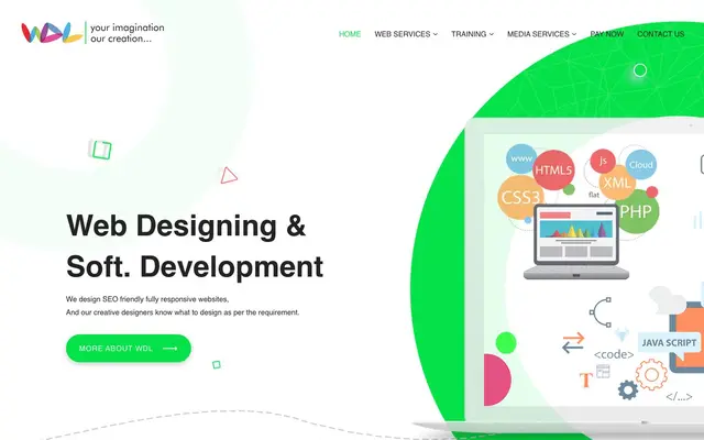 WDL - Web Designing Company in Lucknow, Website Design & Software Development website
