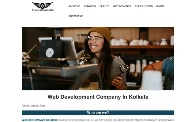 ✅ Webtech Software Solution website