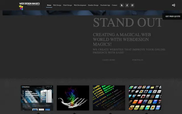 WebDesignMagics website