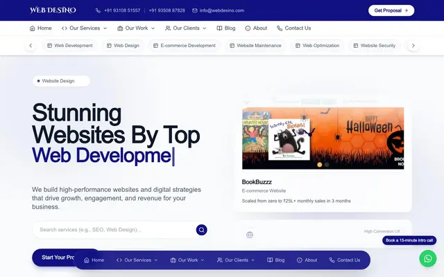 Webdesino website