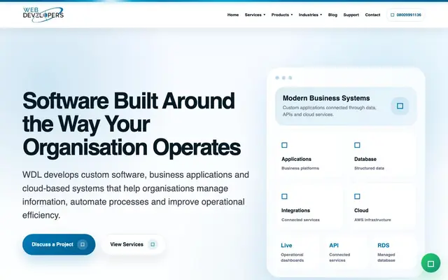 Web Developers London website