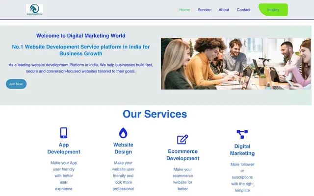 Website development service in Mumbai website