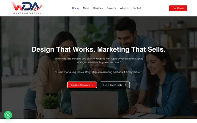 Web Digital Ads website