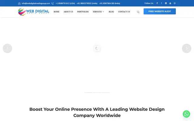 Web Digital Media Group website