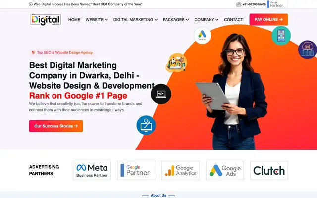 Web Digital Process website