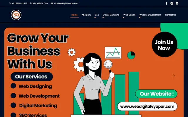 Web Digital Vyapar - Website Designer in Rani Bagh, Delhi | Web Development | CRM Development Company in Delhi website