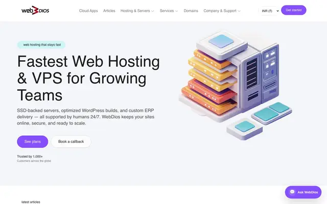 Webdios website