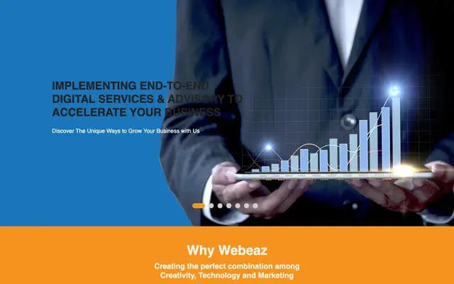 Webeaz Technologies website