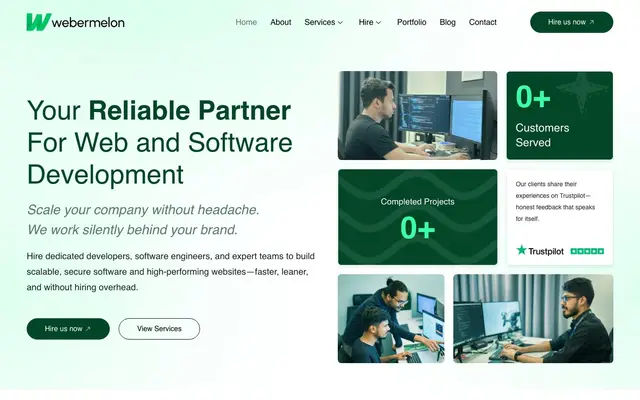 Webermelon Limited website
