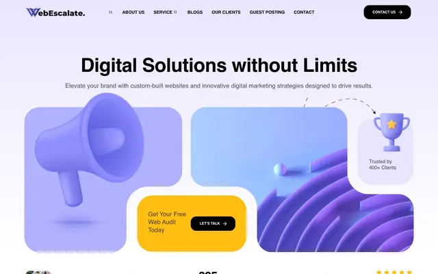 Webescalate | Website Development website