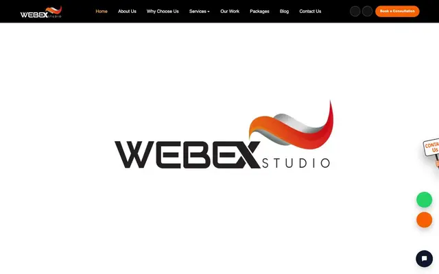 Webex Studio website
