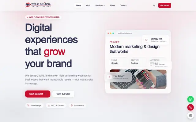 Web Flow India Private Limited website