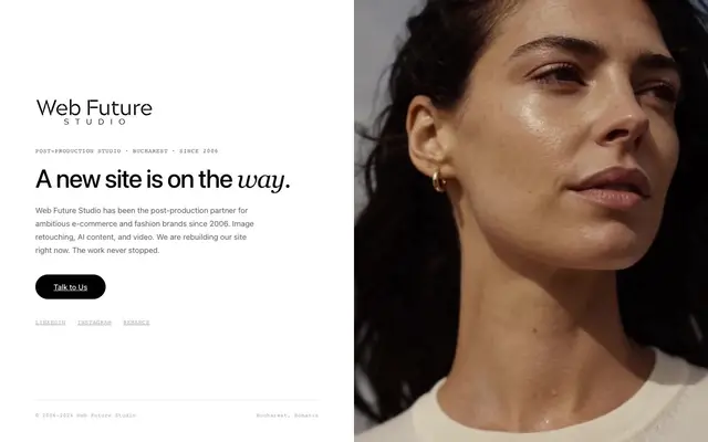 Web Future Studio website