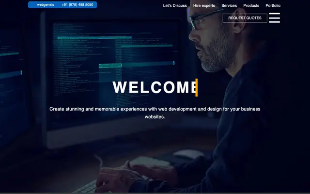 Webgensis website