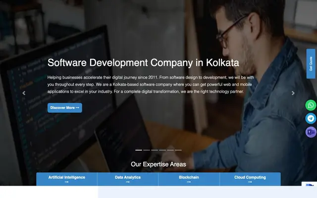 Webgen Technologies website