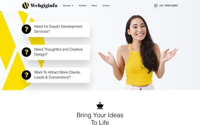 Webgiginfo, Web Development & Digital Marketing… website