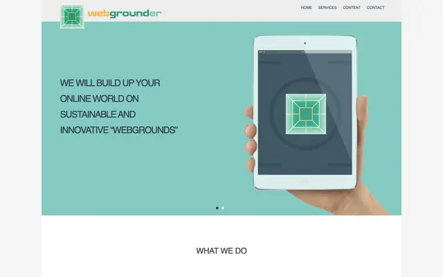 Webgrounder website