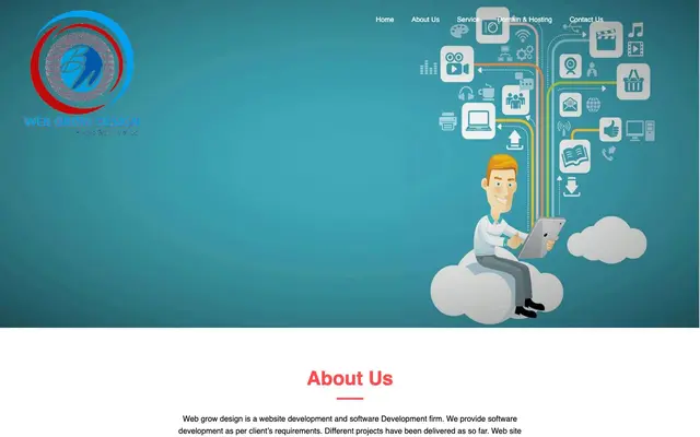 Web Grow Design website