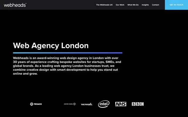 Webheads website