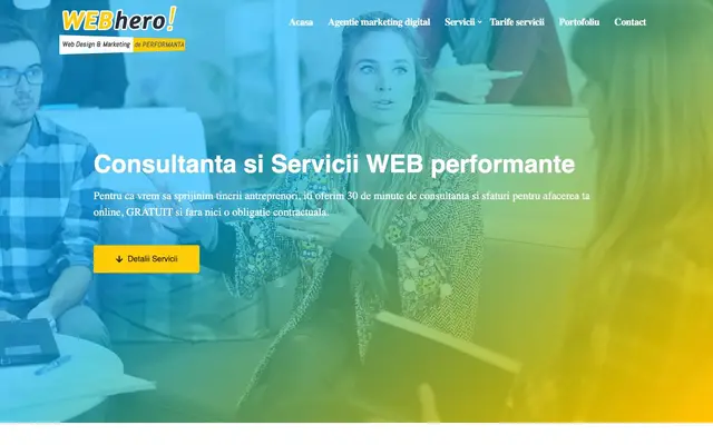 WebHero.ro Agentie Web Design Bucuresti website
