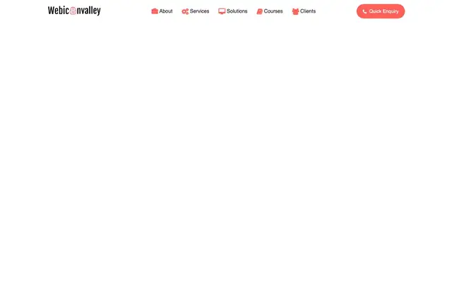 Webiconvalley Technologies website