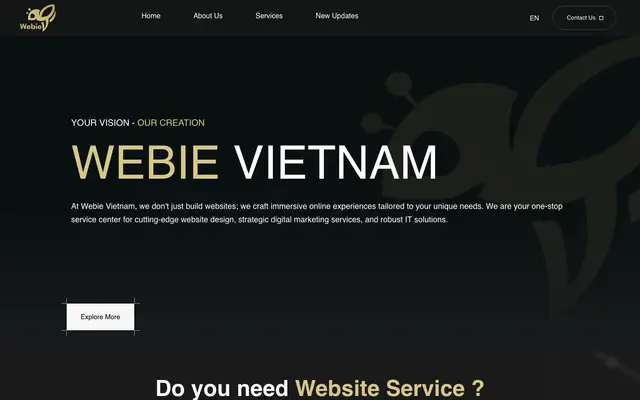 Webie Vietnam website
