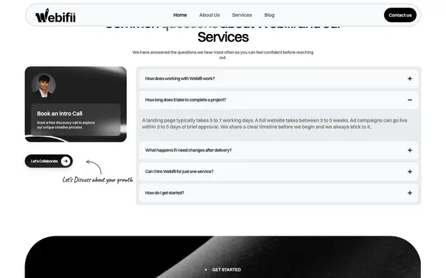 Webifii website