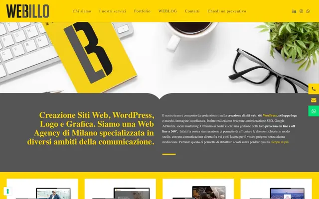 WEBILLO - Creazione Siti Web & Branding Milano website