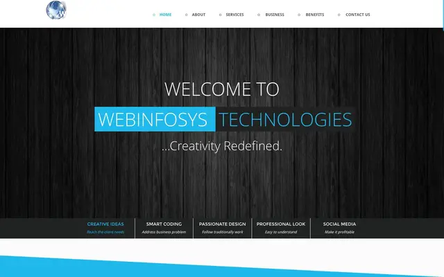 Webinfosys Technologies website