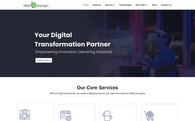 Web IQ Design website