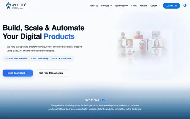 Webito Infotech website