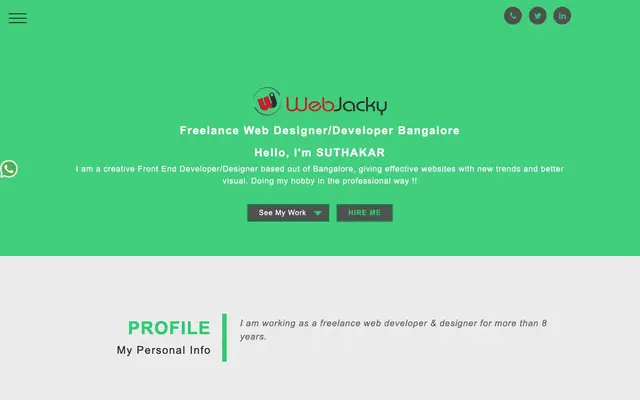Webjacky website