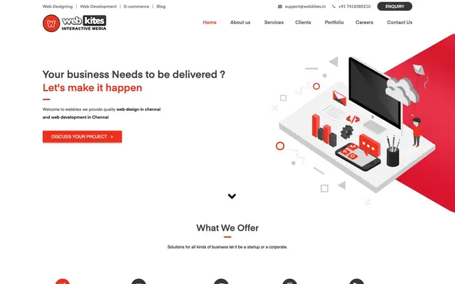webkites interactive media website