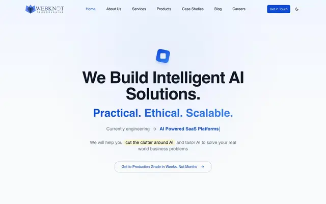 Webknot Technologies Pvt. Ltd. website